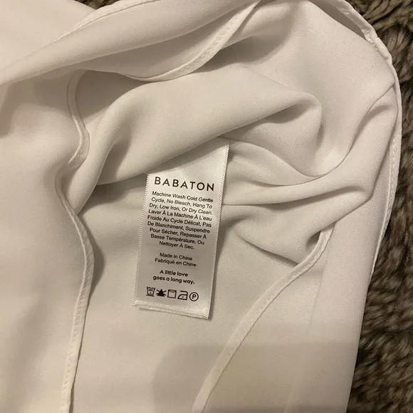Babaton White Camisole - Picture 2 of 2